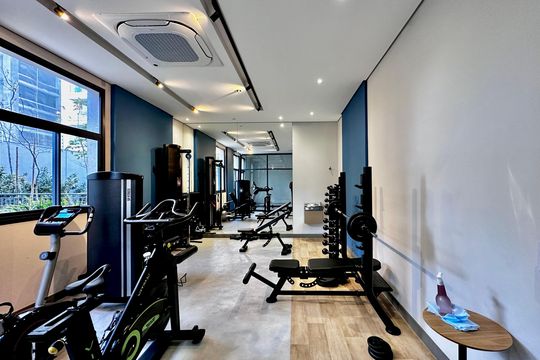 Academia de kitnet/studio para alugar com 1 quarto, 33m² em Santo Amaro, São Paulo