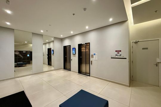Hall Social  de kitnet/studio para alugar com 1 quarto, 33m² em Santo Amaro, São Paulo