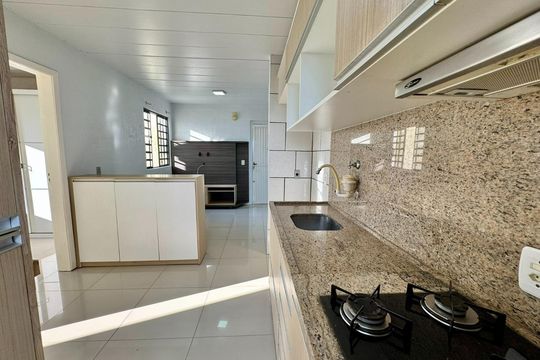 Cozinha de apartamento para alugar com 2 quartos, 55m² em Canudos, Novo Hamburgo
