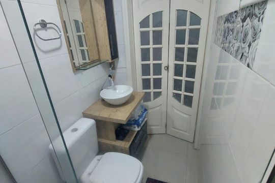 Banheiro de apartamento para alugar com 2 quartos, 55m² em Canudos, Novo Hamburgo