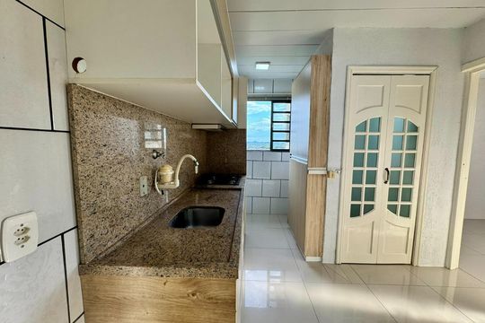Cozinha de apartamento para alugar com 2 quartos, 55m² em Canudos, Novo Hamburgo