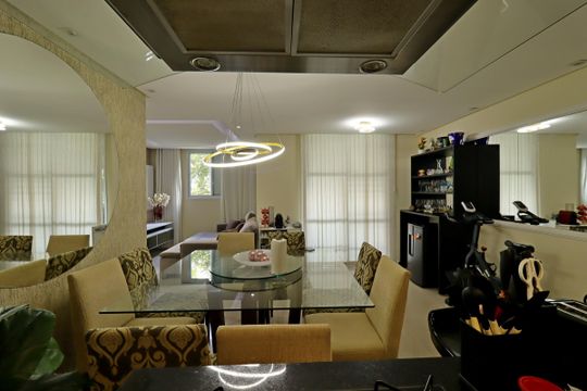 Sala de Jantar de apartamento à venda com 2 quartos, 73m² em Jardim, Santo André