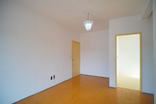 Sala de apartamento à venda com 1 quarto, 59m² em Morro do Espelho, São Leopoldo