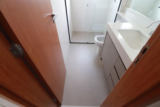 Banheiro suite  de apartamento para alugar com 2 quartos, 80m² em Bonfim Paulista, Ribeirão Preto