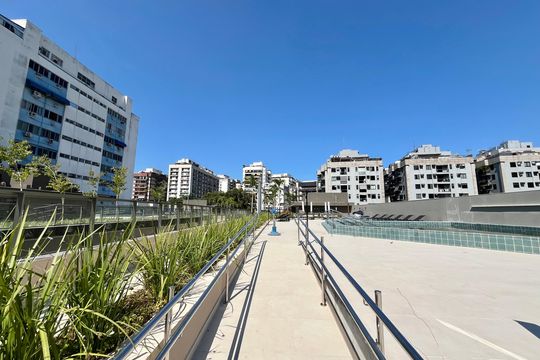 Área comum - Piscina de apartamento à venda com 2 quartos, 63m² em Gávea, Rio de Janeiro