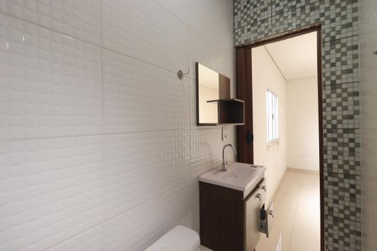 Banheiro da Suíte de casa à venda com 4 quartos, 100m² em Tamanduateí 8, Santo André