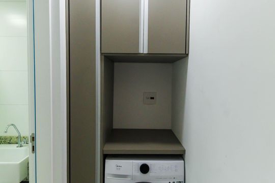 Área de Serviço de apartamento para alugar com 1 quarto, 24m² em Vila Regente Feijó, São Paulo
