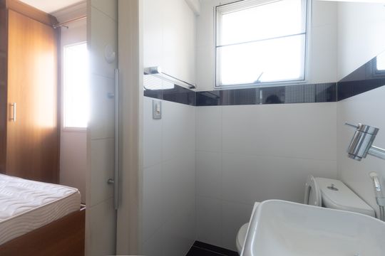 Banheiro da Suíte de apartamento à venda com 2 quartos, 58m² em Vila Maria Alta, São Paulo