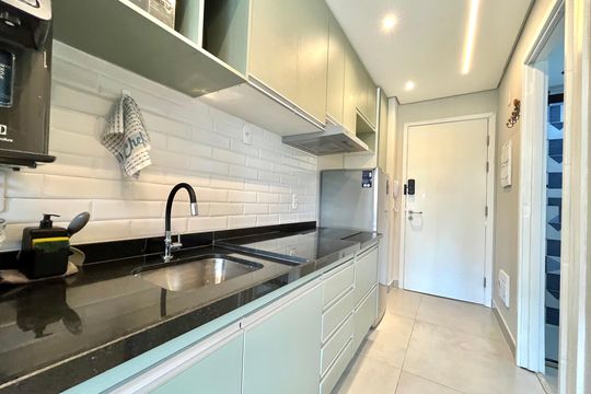 Cozinha de kitnet/studio à venda com 1 quarto, 25m² em Vila da Saúde, São Paulo