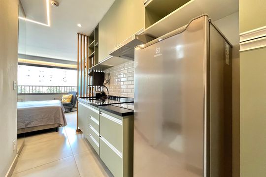 Cozinha de kitnet/studio à venda com 1 quarto, 25m² em Vila da Saúde, São Paulo