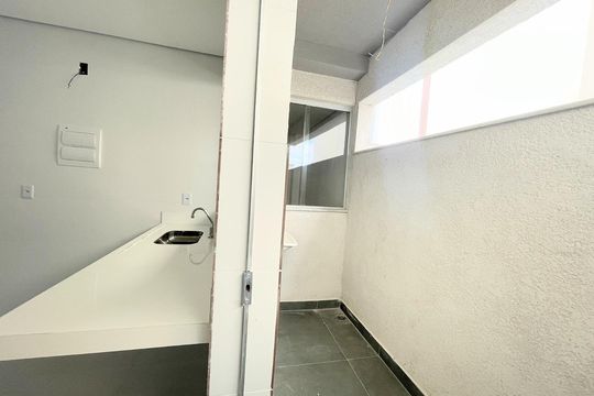 Área de serviço de apartamento à venda com 2 quartos, 65m² em Santa Branca, Belo Horizonte