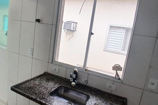 Cozinha de casa para alugar com 2 quartos, 65m² em São José do Rio Preto, Praia Grande