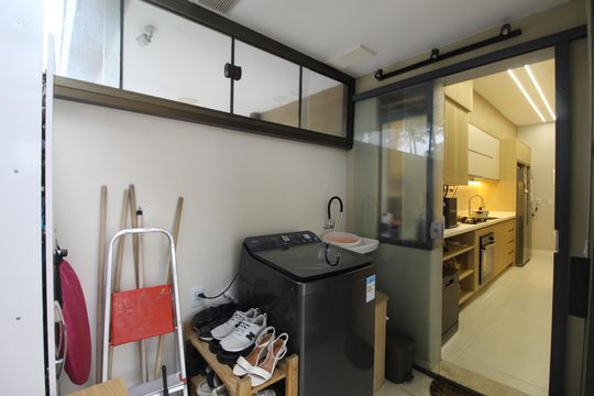 Área de Serviço de apartamento à venda com 3 quartos, 143m² em Barra Olímpica, Rio de Janeiro