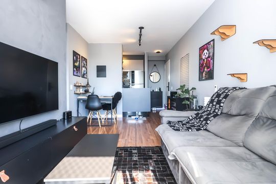 Sala de apartamento à venda com 2 quartos, 55m² em Vila Independencia, São Paulo