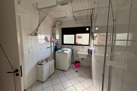 Área de serviço de apartamento à venda com 3 quartos, 135m² em Vila Caminho do Mar, São Bernardo do Campo