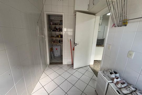 Área de serviço de apartamento à venda com 3 quartos, 135m² em Vila Caminho do Mar, São Bernardo do Campo