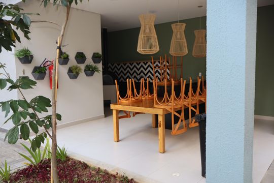 Área comum - Churrasqueira de apartamento para alugar com 2 quartos, 38m² em Cidade São Mateus, São Paulo