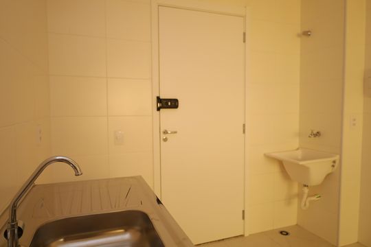Cozinha de apartamento à venda com 2 quartos, 34m² em Colônia (zona Leste), São Paulo