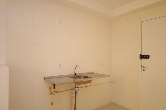 Cozinha de apartamento à venda com 2 quartos, 34m² em Colônia (zona Leste), São Paulo
