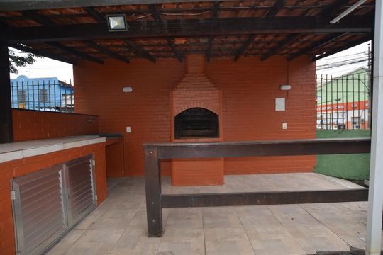 Área comum - Churrasqueira de apartamento para alugar com 2 quartos, 61m² em Padre Miguel, Rio de Janeiro