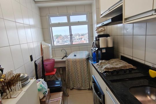 Área de serviço de apartamento à venda com 2 quartos, 53m² em Vila Nova Curuca, São Paulo