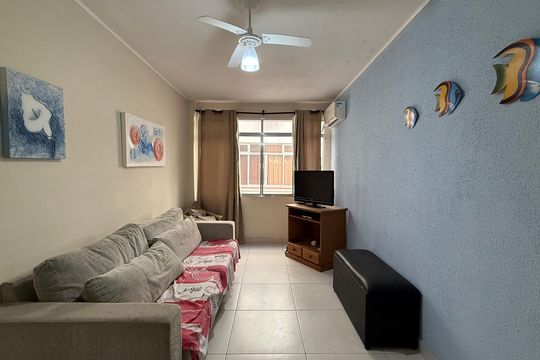 Apartamento para alugar com 1 quarto, 54m² em Tombo, Guarujá