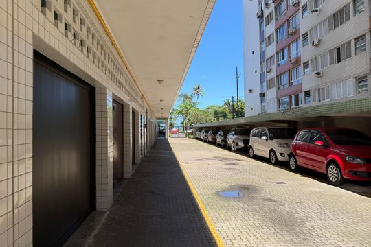 Área comum de apartamento para alugar com 1 quarto, 40m² em Embaré, Santos