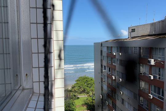 Vista de apartamento para alugar com 1 quarto, 40m² em Embaré, Santos