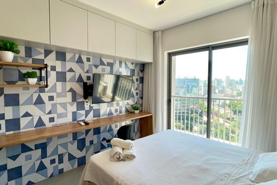 Studio de kitnet/studio para alugar com 1 quarto, 28m² em Pinheiros, São Paulo