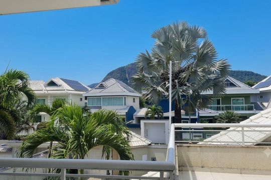 Varanda de casa de condomínio à venda com 4 quartos, 360m² em Recreio dos Bandeirantes, Rio de Janeiro
