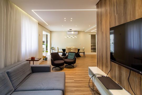 Sala de apartamento para alugar com 3 quartos, 114m² em Vila Santo Antonio, Guarulhos