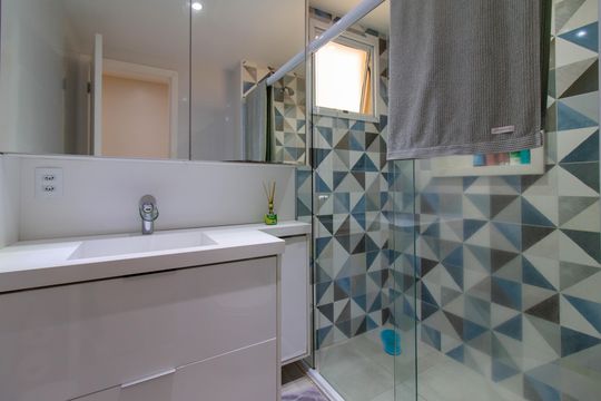 Banheiro de apartamento para alugar com 3 quartos, 114m² em Vila Santo Antonio, Guarulhos