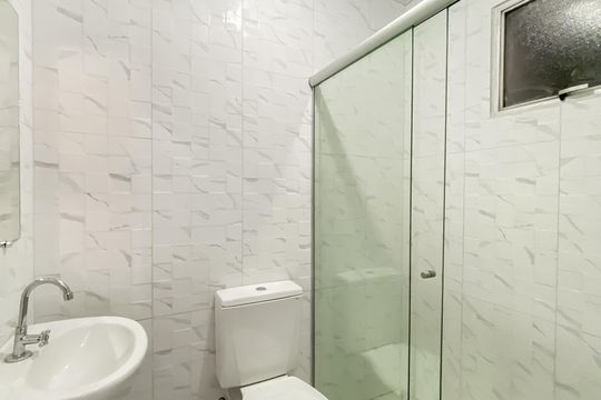 Banheiro de apartamento para alugar com 1 quarto, 35m² em Jardim Castelo, São Paulo