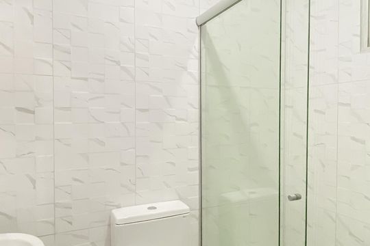 Banheiro  de apartamento para alugar com 1 quarto, 35m² em Jardim Castelo, São Paulo
