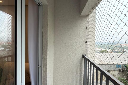 Sala Sacada de apartamento à venda com 2 quartos, 42m² em Bairro dos Casa, São Bernardo do Campo