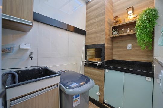 Área de Serviço de casa de condomínio à venda com 2 quartos, 70m² em Cidade Patriarca, São Paulo