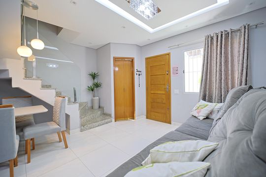 Sala de casa de condomínio à venda com 2 quartos, 70m² em Cidade Patriarca, São Paulo