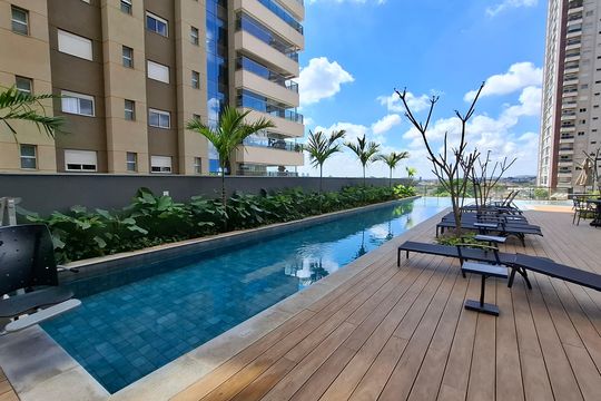 Piscina  de apartamento para alugar com 2 quartos, 165m² em Subsetor Sul - 7 (s-7), Ribeirão Preto