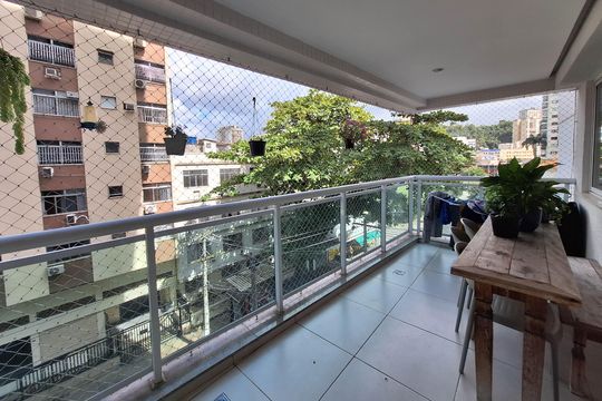 Varanda da Sala de apartamento à venda com 4 quartos, 122m² em Icaraí, Niterói