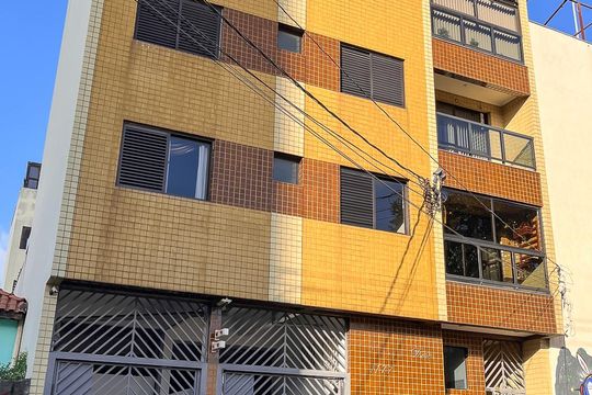 Fachada + plaquinha de apartamento à venda com 3 quartos, 176m² em Santa Paula, São Caetano do Sul