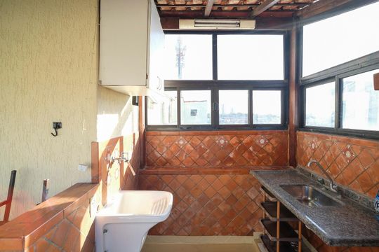 Área de serviço de apartamento à venda com 3 quartos, 176m² em Santa Paula, São Caetano do Sul