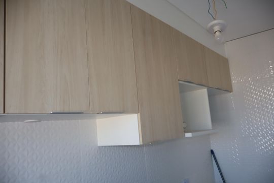 Cozinha de apartamento para alugar com 2 quartos, 44m² em Jardim Egle, São Paulo