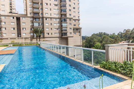 Área comum - Piscina de apartamento para alugar com 2 quartos, 122m² em Alphaville Conde Ii, Barueri