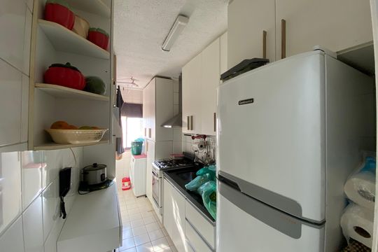 Cozinha de apartamento para alugar com 2 quartos, 52m² em Jardim Celeste, São Paulo