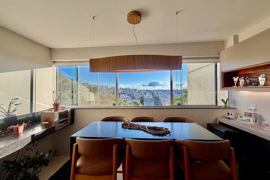 varanda de apartamento à venda com 3 quartos, 115m² em Buritis, Belo Horizonte