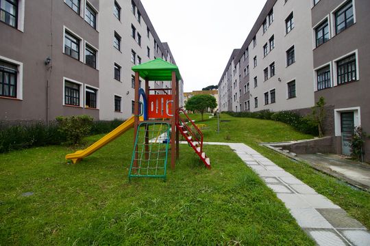 Área comum - Playground de apartamento à venda com 2 quartos, 71m² em São Francisco, Curitiba