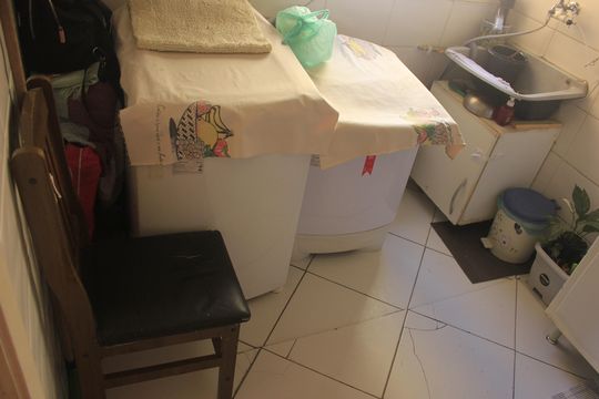 Cozinha de apartamento à venda com 2 quartos, 48m² em Jardim Sao Luiz, Guarulhos