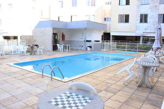 Área comum - Piscina de apartamento à venda com 3 quartos, 85m² em Nova Granada, Belo Horizonte