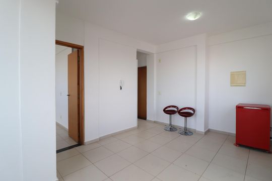 Sala de apartamento para alugar com 1 quarto, 44m² em Lídice, Uberlândia