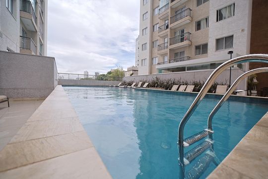 Área comum - Piscina de apartamento para alugar com 2 quartos, 42m² em Vila Guilhermina, São Paulo